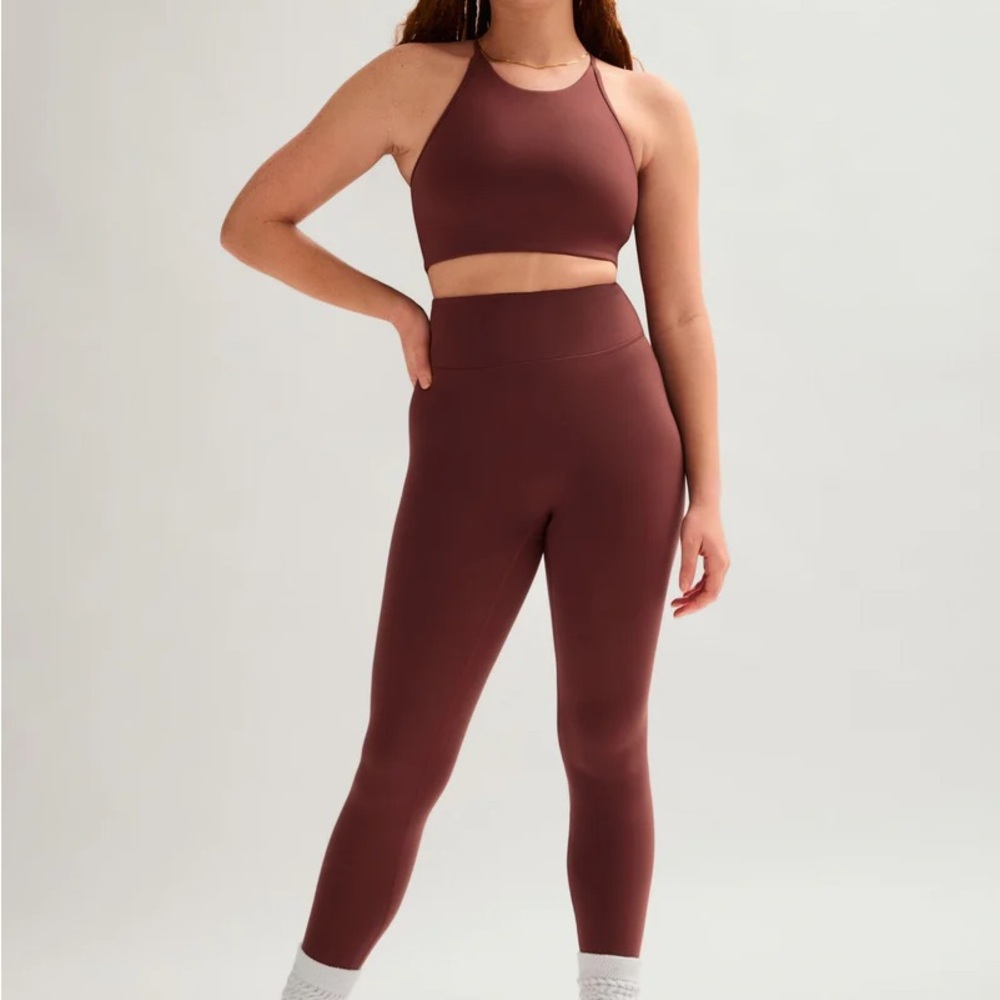 Girlfriend Collective Luxe Leggings in Kona - NWT